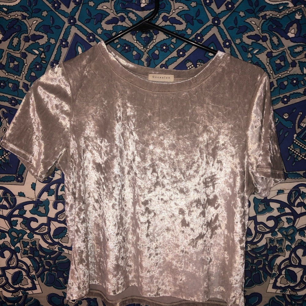 White velvet t-shirt🤩🤍